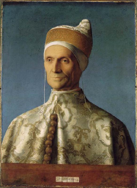 BELLINI, Giovanni Portrait of Doge Leonardo Loredan xe Germany oil painting art